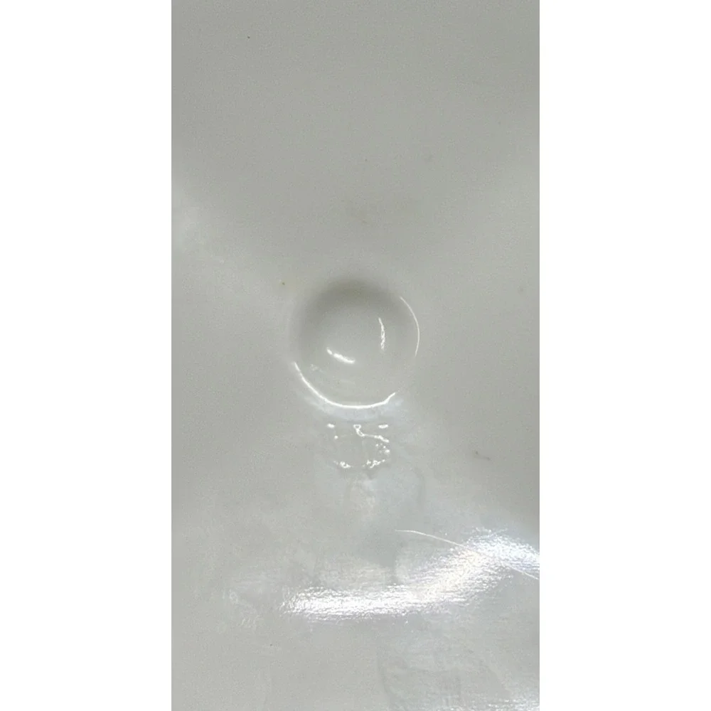 Vtg. LID ONLY- Milk Glass, Covered Candy Dish Lid (No Dish) Old Quilt, 1940's
